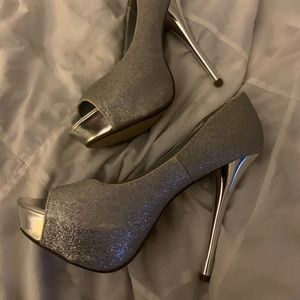 Sparkly heels